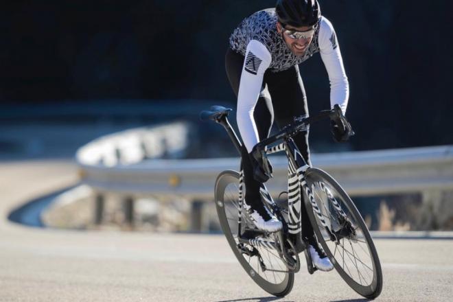 Alberto Contador, durante un entrenamiento.