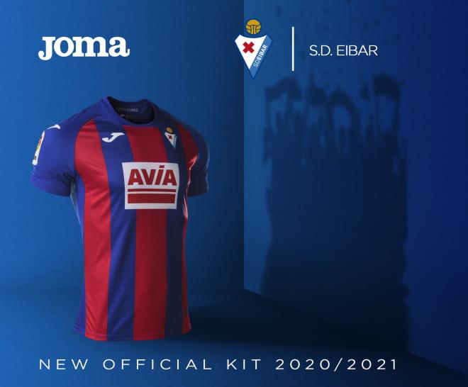 Primera camiseta del Eibar para la temporada 20-21 (Foto: SD Eibar).