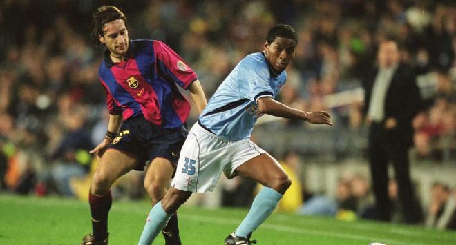 Juan José Jayo ante el Barcelona (Foto: Depor.com).