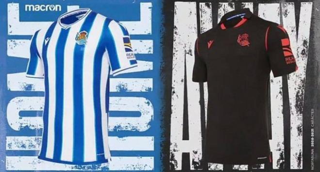 Las camisetas de la Real Sociedad de la próxima temporada 20-21 (Foto: Real Sociedad).