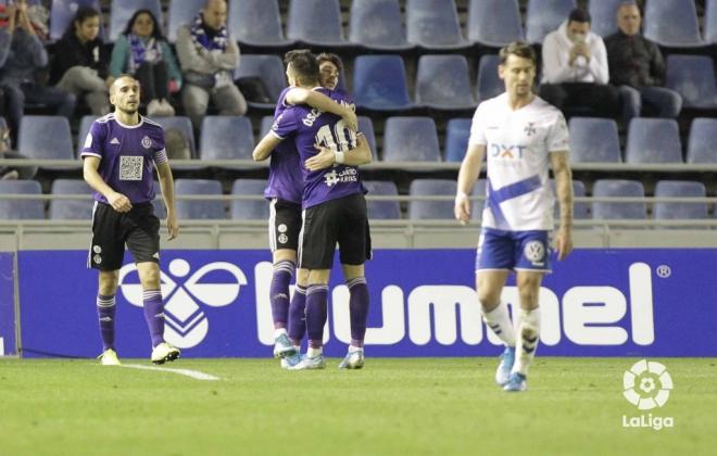 Luis Pérez, en su último enfrentamiento con el Real Valladolid (Foto: LaLiga).