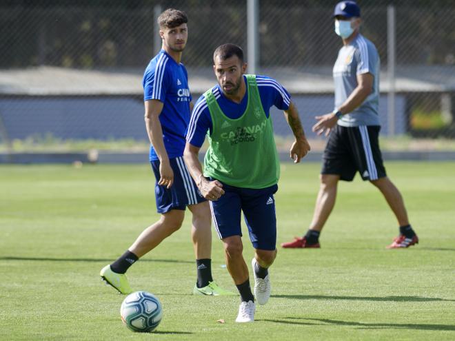 Entrenamiento del Real Zaragoza (Foto: TinoGil/RZ).