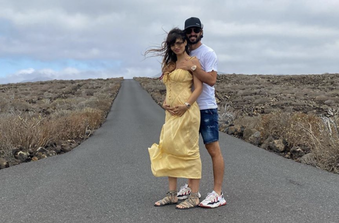 Foto con la que Isco Alarcón y Sara Sálamo anunciaron en Instagram que esperan a su segundo hijo en común.