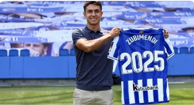 Martin Zubimendi ha renovado con la Real hasta 2025 (Foto: Real Sociedad).