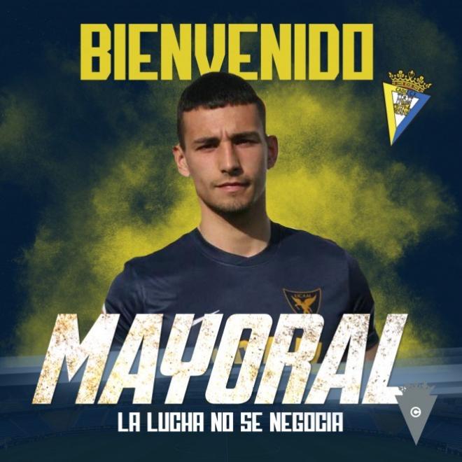 David Mayoral, nuevo jugador del Cádiz CF.