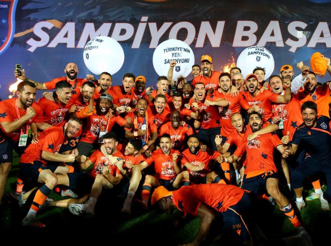 Celebración de la liga del Basaksehir.