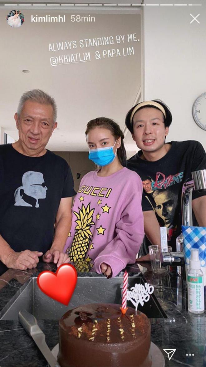 Peter Lim junto a su familia