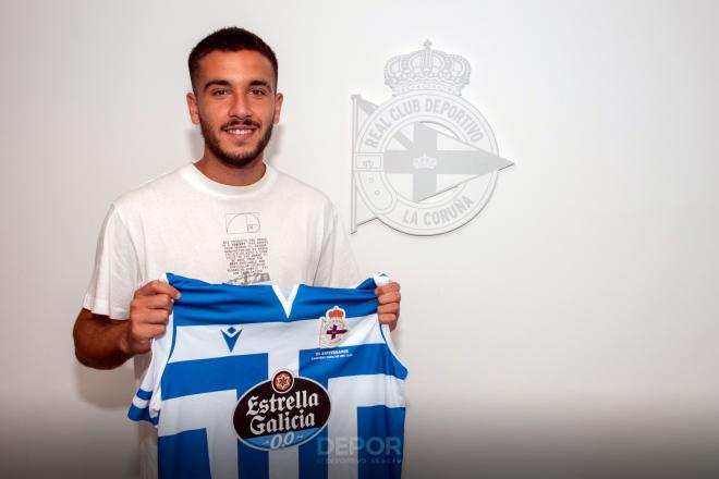 Adri Castro, jugador del Fabril (Foto.RCD)