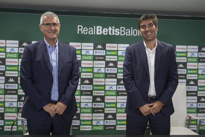 Ángel Haro y Antonio Cordón (Foto: Real Betis)