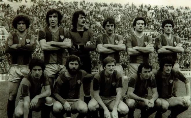Once del Levante UD en la 78-79, con Santiago Sanz como presidente