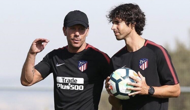 Tiago fue ayudante de Simeone durante una temporada.