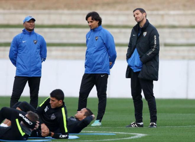 El Gato Romero, Andrés y Javi Gracia.