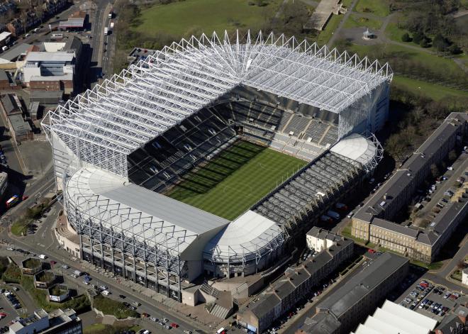 St James Park, estadio del Newcastle.