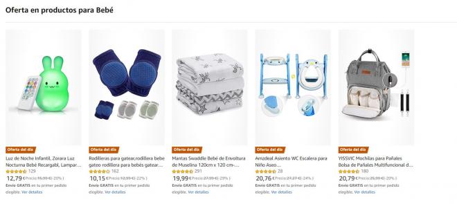 Amazon nos ofrece estos productos para bebé con grandes descuentos.