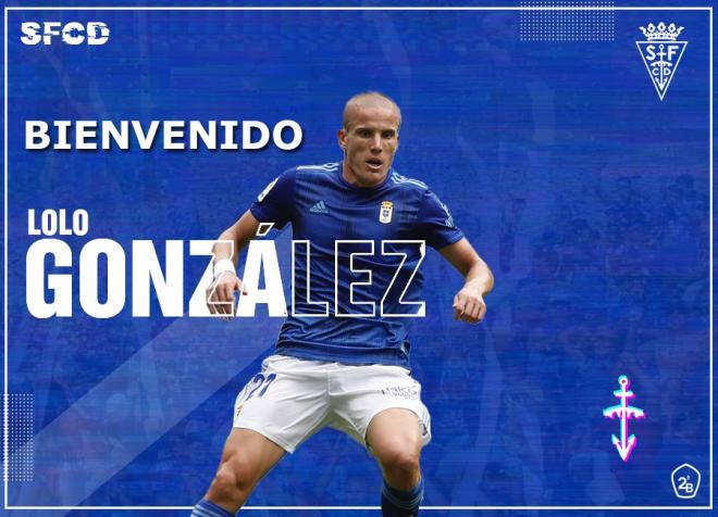 Lolo González, nuevo jugador del San Fernando (Foto: Twitter).