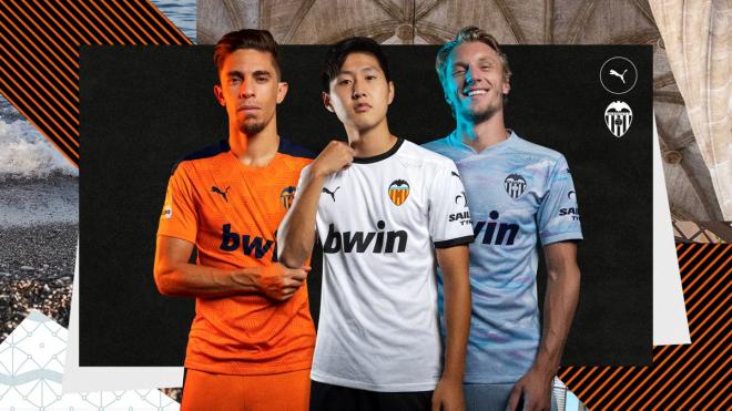 Nuevas camisetas del Valencia CF.