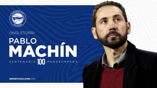 Pablo Machín, nuevo entrenador del Alavés.