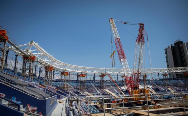 Remodelación del estadio.