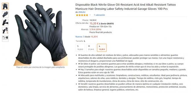 Amazon te ofrece estos guantes con descuento.