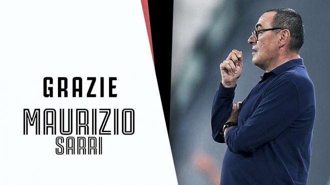 Maurizio Sarri, despedido de la Juventus.