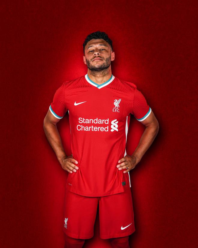 Camiseta local del Liverpool para la temporada 2020/21.
