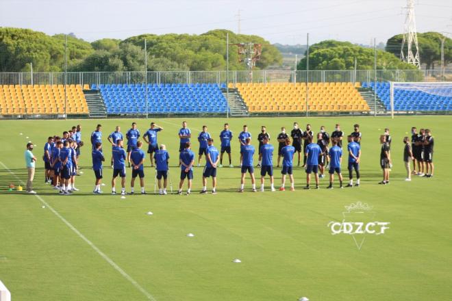 Primer entrenamiento del Cádiz para la temporada 2020-21 (Foto: Cádiz CF)