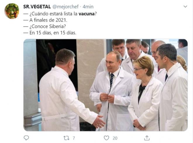 Meme de la vacuna rusa.