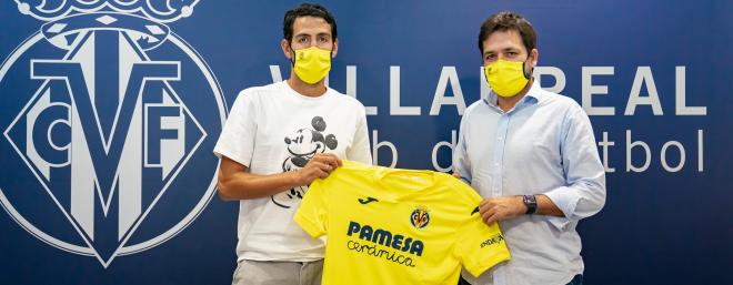 Dani Parejo, presentado como futbolista del Villarreal.