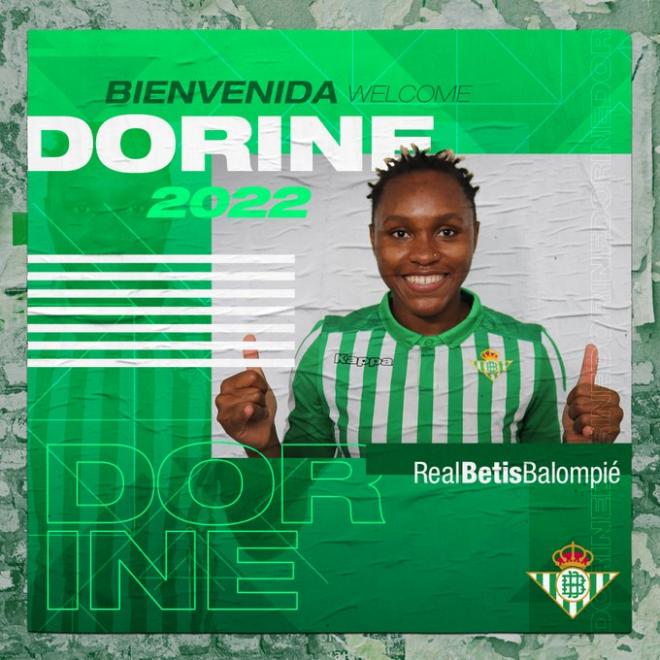 Dorine, nueva jugadora del Betis Féminas.