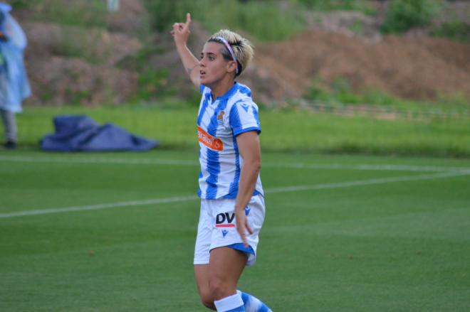 Iraia Iparragirre, jugadora de la Real Sociedad femenina (Foto: Giovanni Batista)..