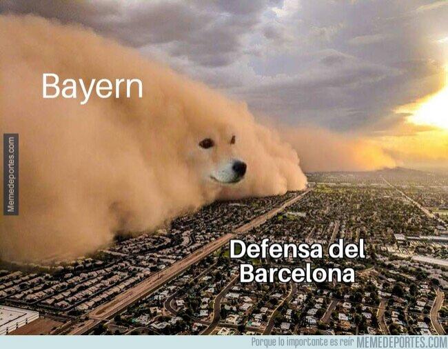 Meme del Barcelona-Bayern.