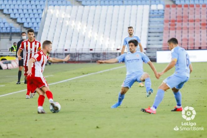 Imagen del Almería-Girona.