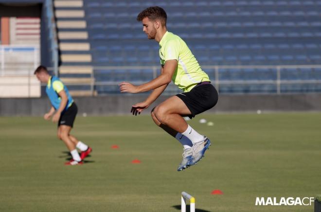 Quintana estará este fin de semana con el filial (Foto: Málaga CF).