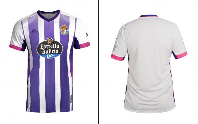 La camiseta oficial del Real Valladolid para la temporada 2020/2021.