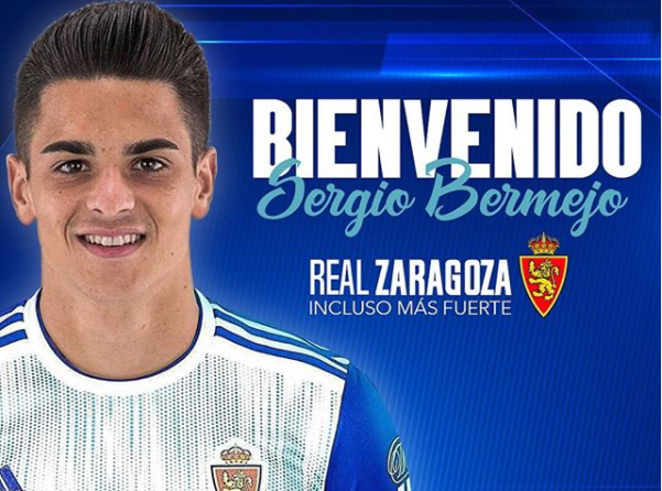 Sergio Bermejo, nuevo jugador del Zaragoza (Foto: Instagram).