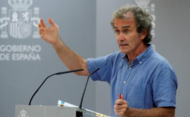 Fernando Simon, en una comparecencia de prensa para hablar del coronavirus (Foto: EFE).