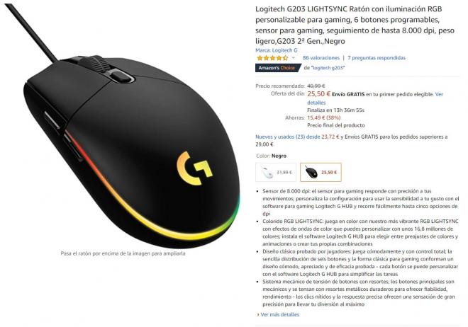 Oferta en este ratón solo en Amazon.
