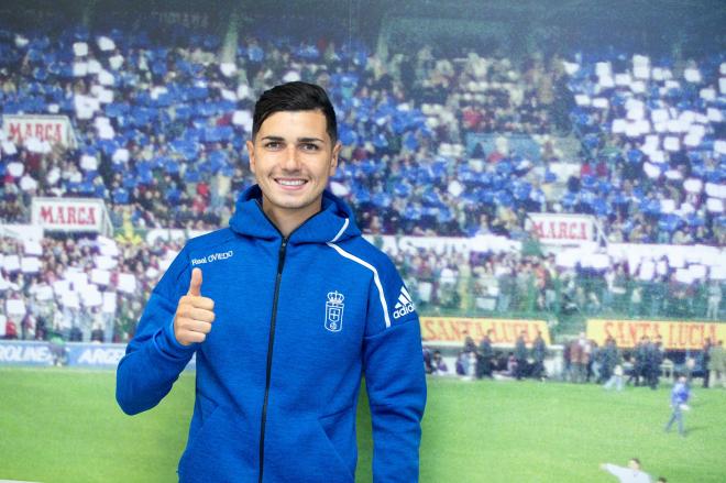 Rafa Mújica, nuevo jugador del Real Oviedo (Foto: Real Oviedo).