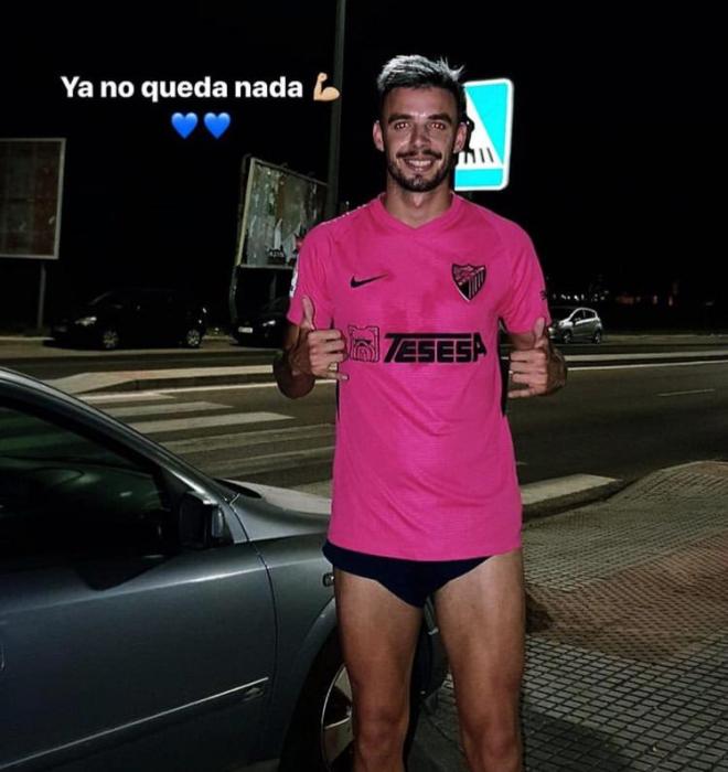 Cristian Rodríguez, en una foto que subió a Instagram.
