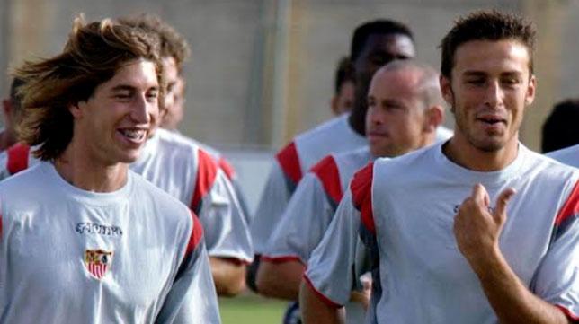 Sergio Ramos y Antonio Puerta.
