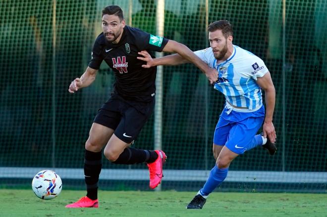 Calero debutó con el Málaga (Foto: Granada CF).