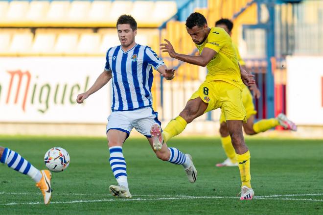 Coquelin con el Villarreal (Foto: Villarreal CF)