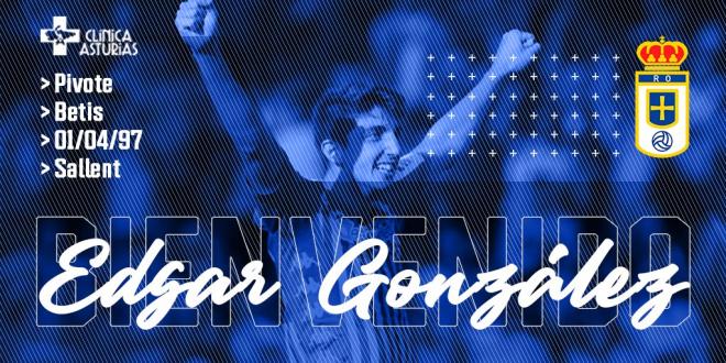 Edgar, nuevo jugador del Real Oviedo.