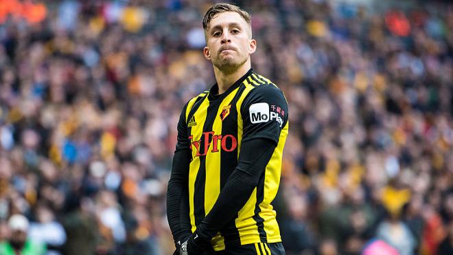 Gerard Deulofeu, protagonista del mercado de fichajes, tras marcar un gol.