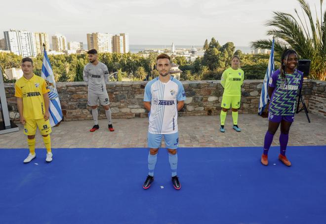 Todas las equipaciones para la próxima temporada (Fotos: Málaga CF).