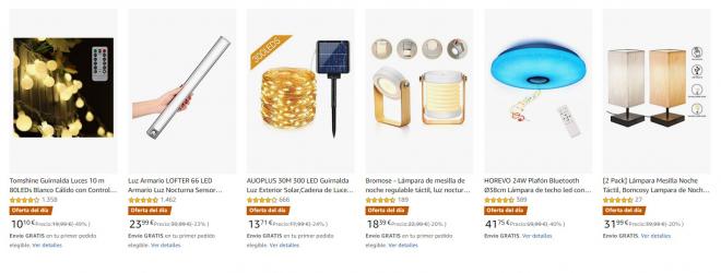 Disfruta de los precios de estas lámparas en Amazon.