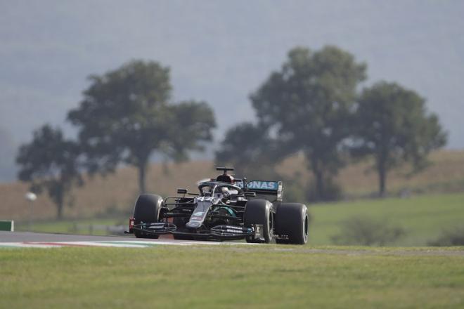 Lewis Hamilton, en el GP de la Toscana.