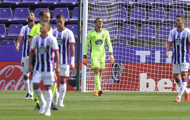 Masip, tras su error en el gol de la Real Sociedad (Foto: LaLiga).