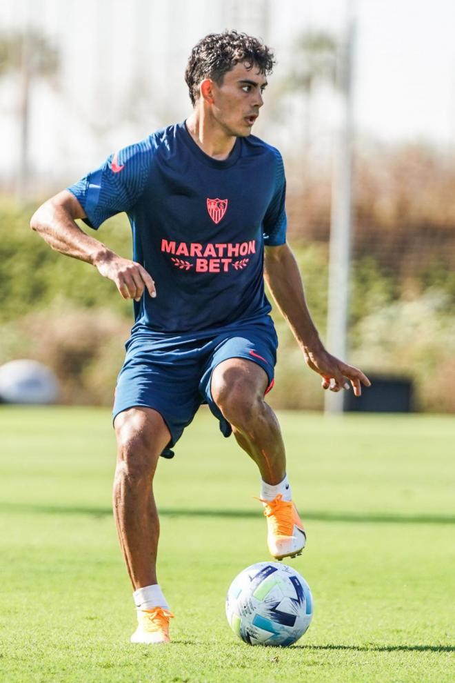 Pablo Pérez, en un entrenamiento (Foto: SFC).