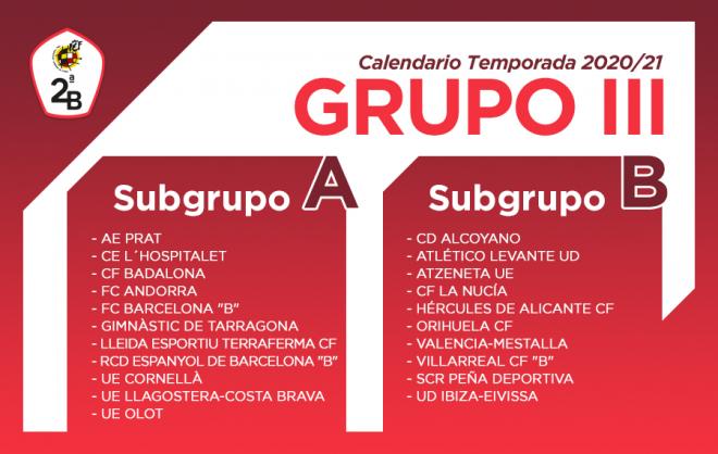 Calendario Segunda B de los equipos valencianos incluido el Atlético Levante